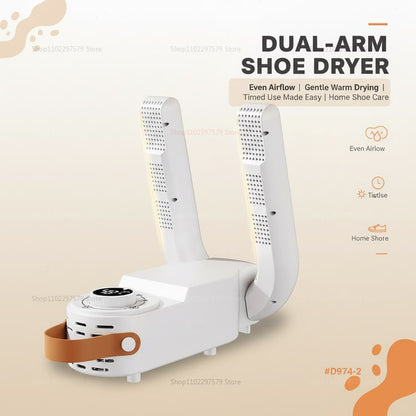 Portable Electric Shoe Dryer with Intelligent Constant Temperature & Timer